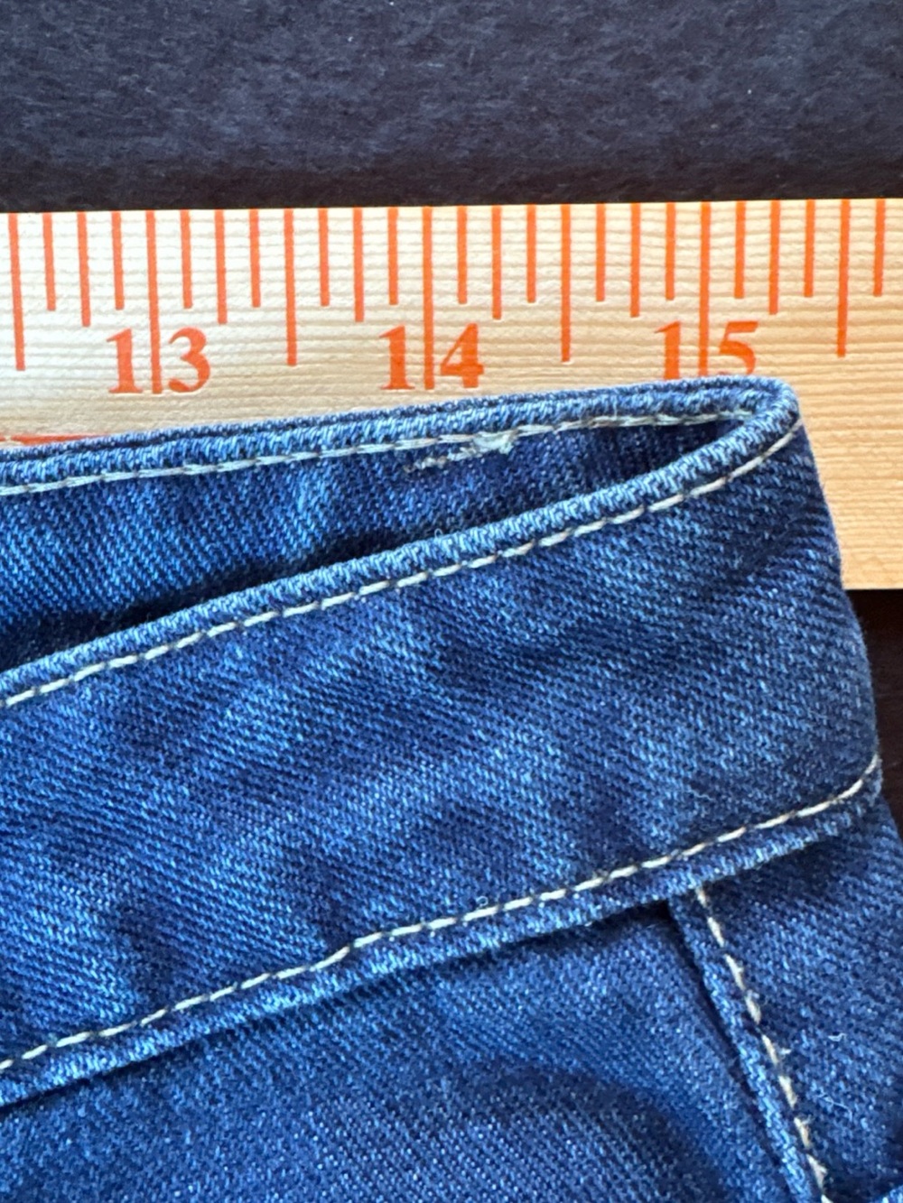 SHEIN Dark Blue Wide-Leg Jeans with Multicolor Heart Patches - Picture 7 of 11